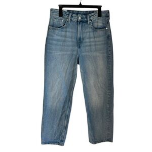 H&M Straight Loose Size 31/32 Jeans Light Wash
